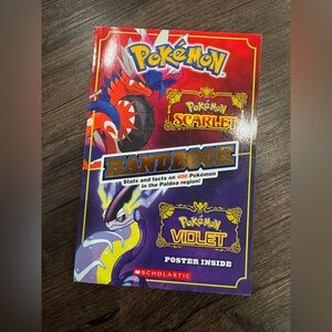 Pokemon Scarlet & Violet Handbook - Red Purple Cover